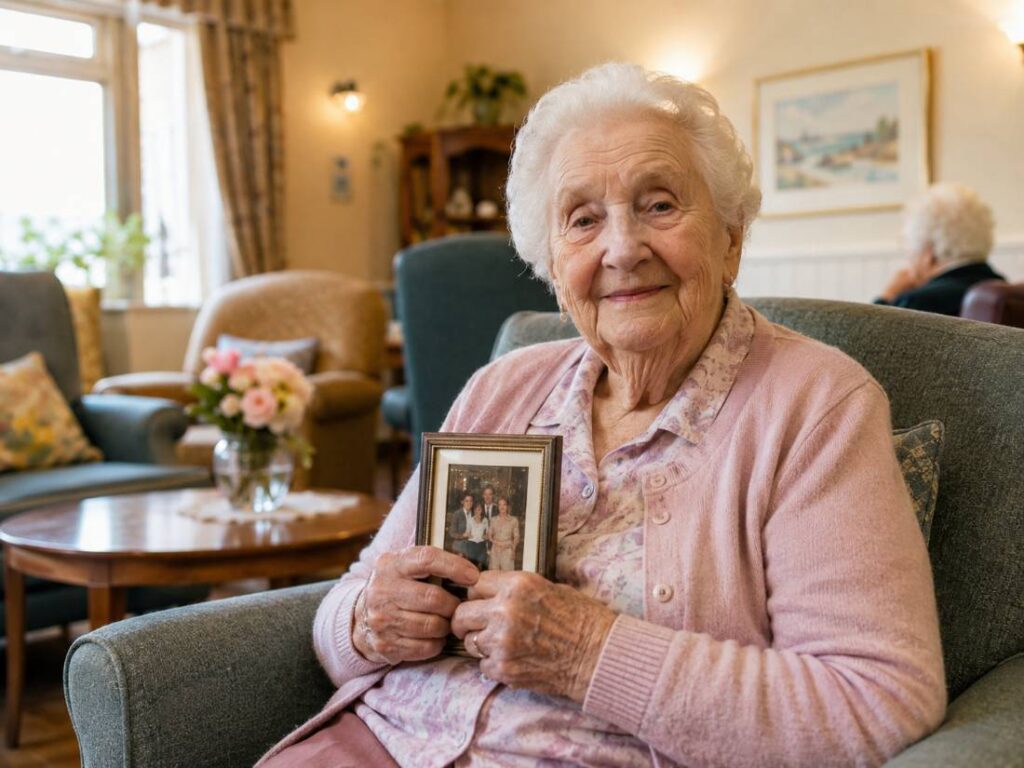 New Jersey nursing home resident representing support for the personal needs allowance bill